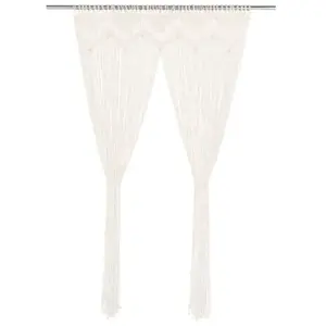 Comparateur de prix : vidaXL Rideau en macramé 140x240 cm Coton