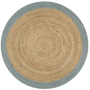 Comparateur de prix : vidaXL Tapis fait à la main Jute avec bord vert olive 90 cm