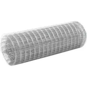 Comparateur de prix : vidaXL Grillage pour volière Acier galvanisé 25x0,5 m Argenté
