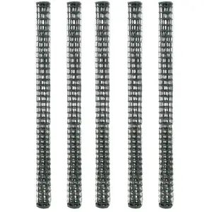 vidaXL Mailles de clôture de jardin 5 pcs PEHD 1x1,2 m Vert pas cher