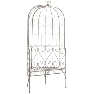 Comparateur de prix : vidaXL Banc de jardin 95 cm Fer Marron antique