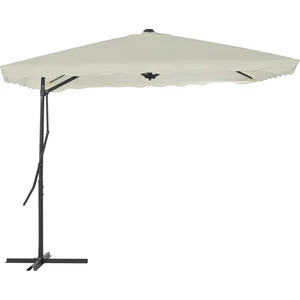 vidaXL Parasol d'extérieur avec mât en acier 250 x 250 cm Anthracite pas cher