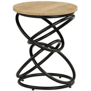 Comparateur de prix : vidaXL Table d'appoint Bois de manguier solide 40x50 cm