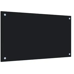 Comparateur de prix : vidaXL Dosseret de cuisine Noir 70x40 cm Verre trempé