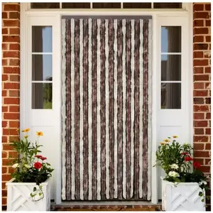 Comparateur de prix : vidaXL Moustiquaire Beige et marron clair 90x220 cm Chenille