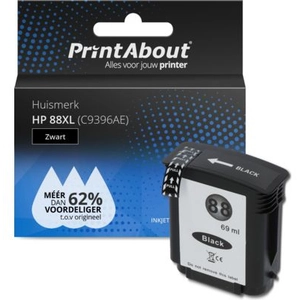 PrintAbout huismerk Inktcartridge 88XL (C9396AE) Zwart Hoge capaciteit... pas cher