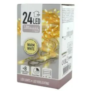 Guirlande scintillante EDM - esprit de Noël - lumière blanche chaude -... pas cher