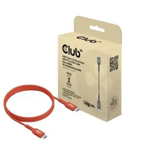 Comparateur de prix : club3D USB-C-kabel USB 2.0 USB-C stekker 1.00 m Oranje CAC-1511