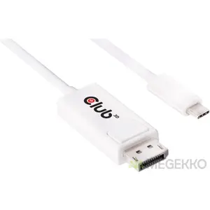 Club 3d Cac-1517 Displayport To Usb-c Cable Clair