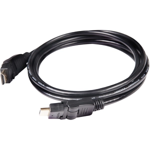 Comparateur de prix : Club 3D Câble HDMI 2.0 4K60Hz UHD rotatif à 360° vers mâle Noir 2 m