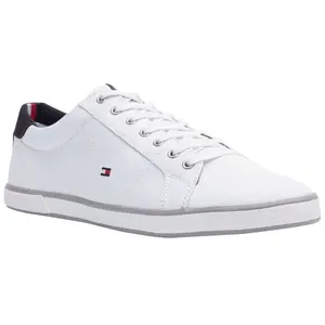 Comparateur de prix : Tommy Hilfiger Homme Flag formateurs, Blanc