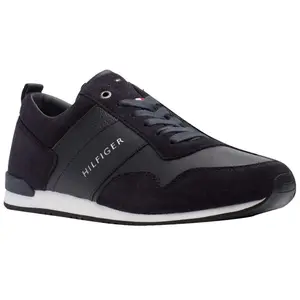 Tommy Hilfiger Baskets Basses Tommy Hilfiger Maxwell 11c1 - Noir - 41 pas cher
