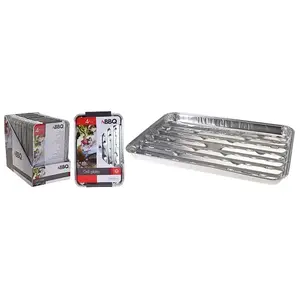 Set de 4 plats à griller 34x23x2,5cm pas cher