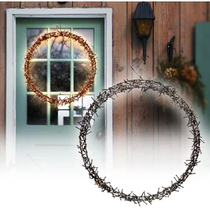 ECD GERMANY H&S - krans - Ring - Ø58cm - 500led - warm wit - 8 standen pas cher