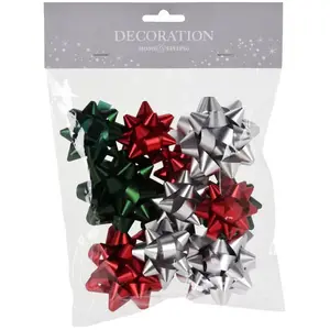 KOOPMAN Noeuds décoration assortis 12 pcs pas cher