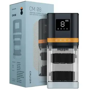 Cruizr - 4 in 1 Masturbator met LCD-display - Zwart