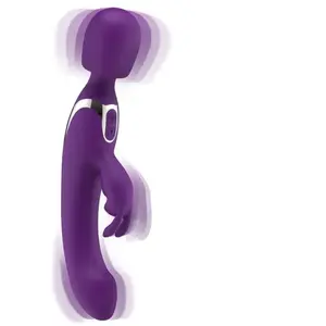 Easytoys Vibe - 2 in 1 Wand Vibrator - Paars