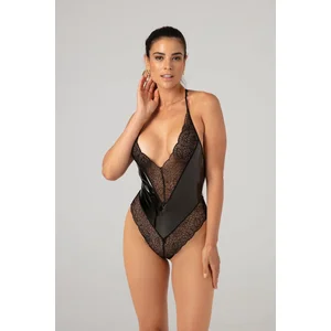 CHRISTINE Wetlook Body Gianna zwartVendu parbol