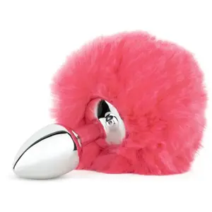 EasyToys Online Only Fox Tail Aluminum Plug - Roze pas cher