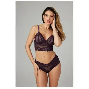 Christine le Duc - Kanten Bralette Set - Lingerie Erotisch - Valerie -... pas cher
