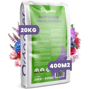 Engrais Pour Rhododendron Hortensia Azalée Et Autres Plantes Acidophiles - 20 Kg Pour 400 M2 - Tout En Un - Organifer pas cher