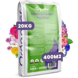ORGANIFER Engrais Pour Roses et Fleurs - 20 Kg Pour 400 M2 - Tout En Un - Organi... pas cher