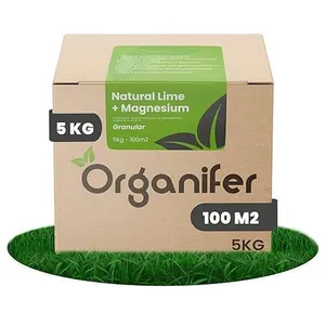 Organifer Kalk Korrel meststof verrijkt met magnesium (5Kg - Voor 100m2) voor di... pas cher