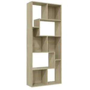 vidaXL Bibliothèque Chêne sonoma 67x24x161 cm Aggloméré pas cher