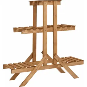 Comparateur de prix : vidaXL Support pour plantes 83x25x83 cm Bois de sapin