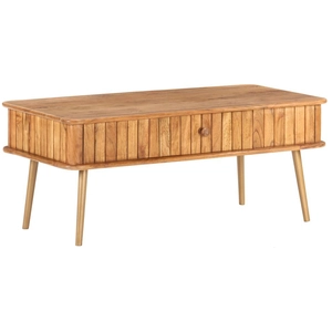 vidaXL Table basse 100x50x40 cm Bois d'acacia massif pas cher