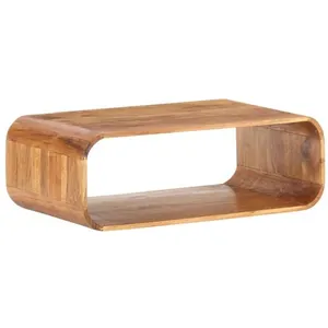Comparateur de prix : vidaXL Table basse 90x50x30 cm Bois d'acacia massif