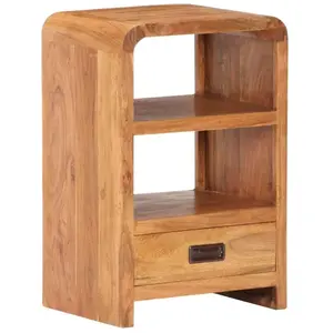 Comparateur de prix : vidaXL Table de chevet 40x30x60 cm Bois acacia massif et finition miel