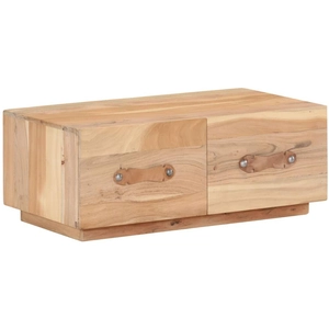 vidaXL Table basse 90x50x35 cm Bois de récupération massif pas cher