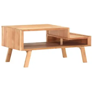 Comparateur de prix : vidaXL Table basse 100x50x45 cm Bois d'acacia massif