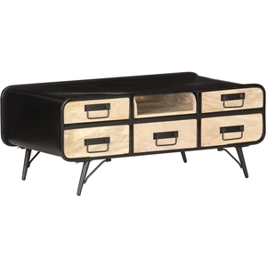 vidaXL Table basse 100x50x40 cm Bois de manguier massif pas cher
