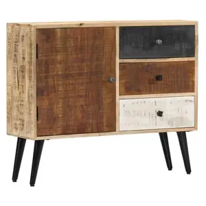 Comparateur de prix : vidaXL Buffet 88 x 30 x 73 cm Bois de manguier massif