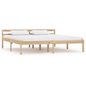 vidaXL Cadre de lit Bois de pin massif 180 x 200 cm pas cher