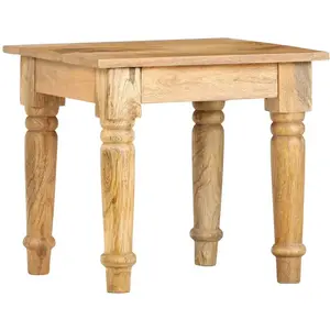 Comparateur de prix : vidaXL Table D'appoint 43 X 43 X 40 Cm Bois De Manguier Massif