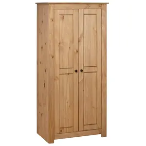 vidaXL Garde-robe 80x50x171,5 cm Pin massif Assortiment Panama pas cher