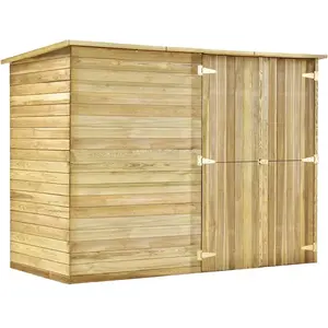 Comparateur de prix : vidaXL Abri de jardin 232x110x170 cm Bois de pin imprégné
