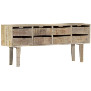 vidaXL Buffet 140 x 30 x 60 cm Bois de manguier massif pas cher