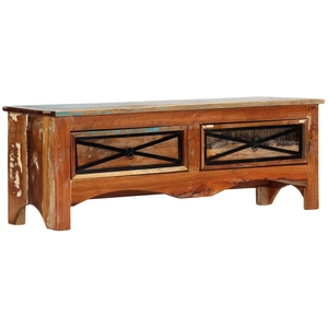 vidaXL Meuble TV 120 x 30 x 40 cm Bois de récupération massif pas cher