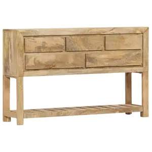 vidaXL Buffet 120x30x75 cm bois de manguier massif pas cher