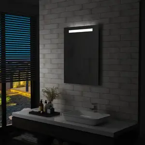 Comparateur de prix : vidaXL Miroir mural à LED pour salle de bains 60x80 cm
