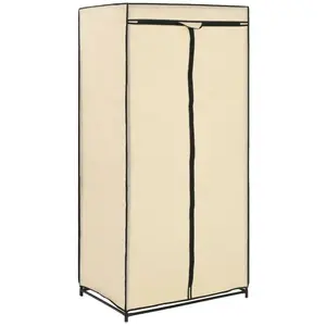 Comparateur de prix : vidaXL Garde-robe Crème 75x50x160 cm