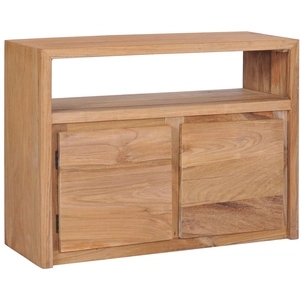 vidaXL Buffet 80x30x60 cm bois de teck massif