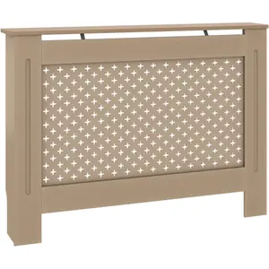 Comparateur de prix : vidaXL Cache-radiateur 112x19x81,5 cm MDF