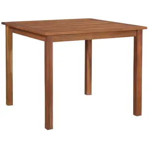 vidaXL Table de jardin 85x85x74 cm Bois d'acacia massif pas cher