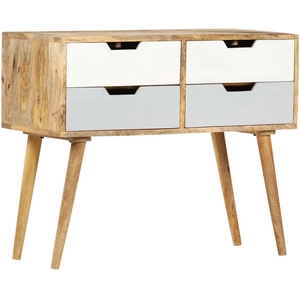 vidaXL Buffet 85 x 40 x 71 cm Bois de manguier massif pas cher