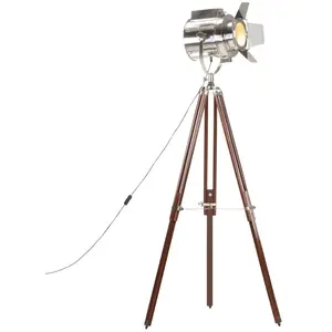 Comparateur de prix : vidaXL Lampadaire à trépied bois de manguier massif 180 cm